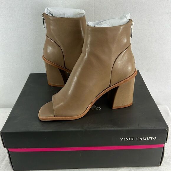 Vince Camuto Bebinder Open toe Shootie -Tortilla Super Soft- Size 5 M- NIB - Picture 1 of 7